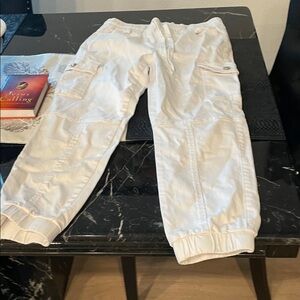 Women's White Cargo Pants